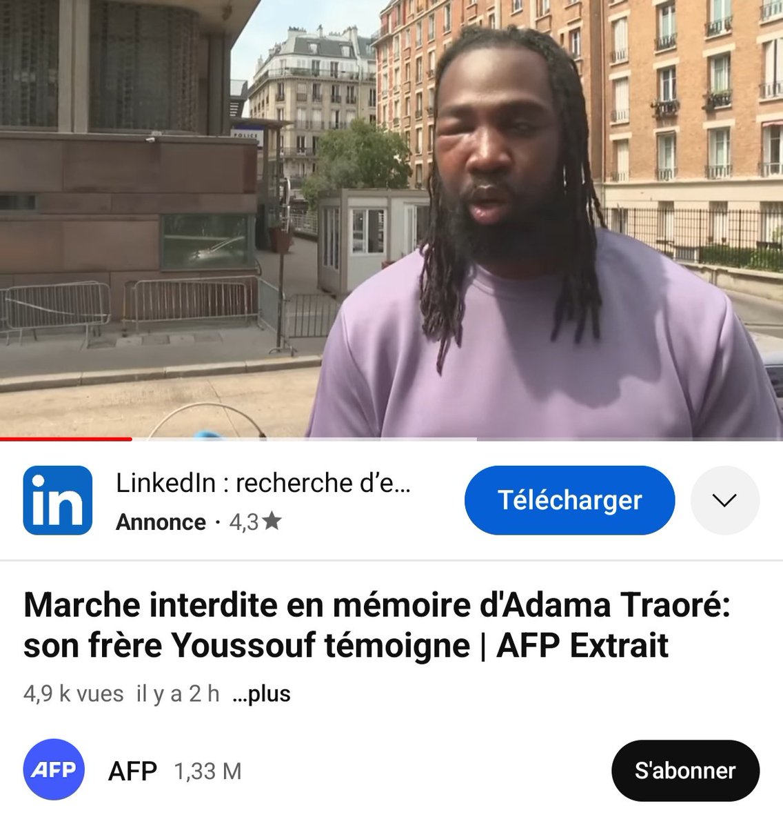 FehdZahid's tweet photo. Le respect de la loi est primordial pour préserver l'ordre et la sécurité. Marcher illégalement n'est pas un moyen de faire entendre sa voix. Pleurer devant les caméras ne justifie pas le non-respect des règles.
( Extrait @afpfr )
#AdamaTraore #marcheAdama #Adama https://t.co/pR0B8B8lUq