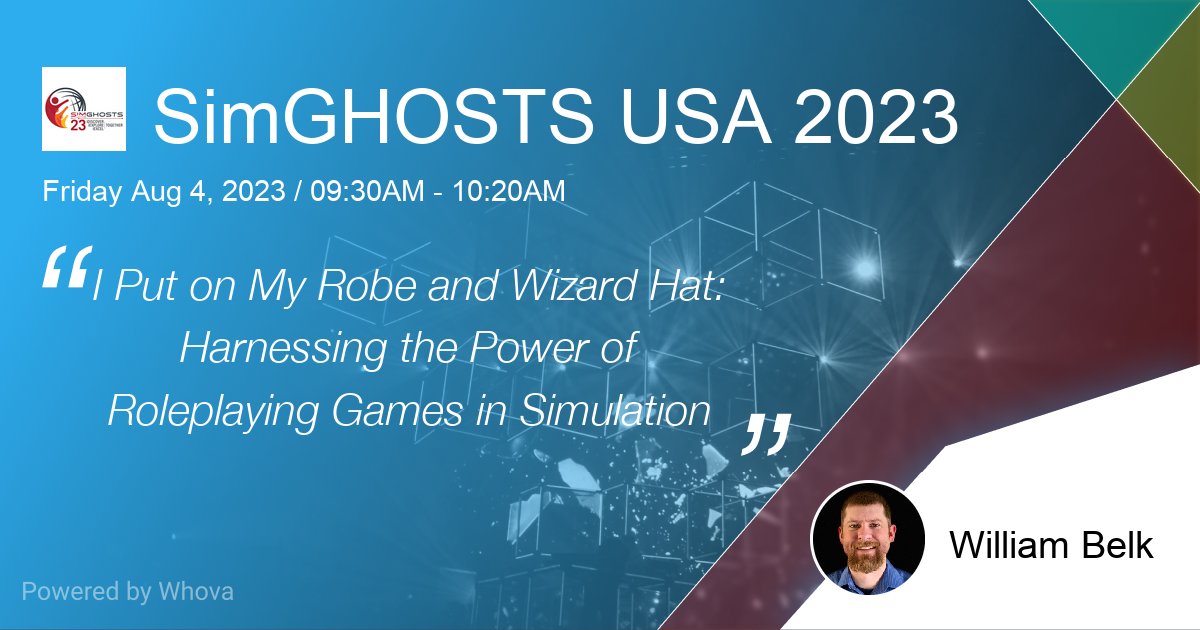 I am beyond excited for <a href="/SimGHOSTS/">SimGHOSTS</a>. Come nerd out with me on August 4th in Omaha as we discuss using the world's best-selling roleplaying game to improve clinical education and team performance. 🧙‍♂️ #SGUSA23 #IYKYK #RPG <a href="/Wizards_DnD/">Dungeons & Dragons</a>