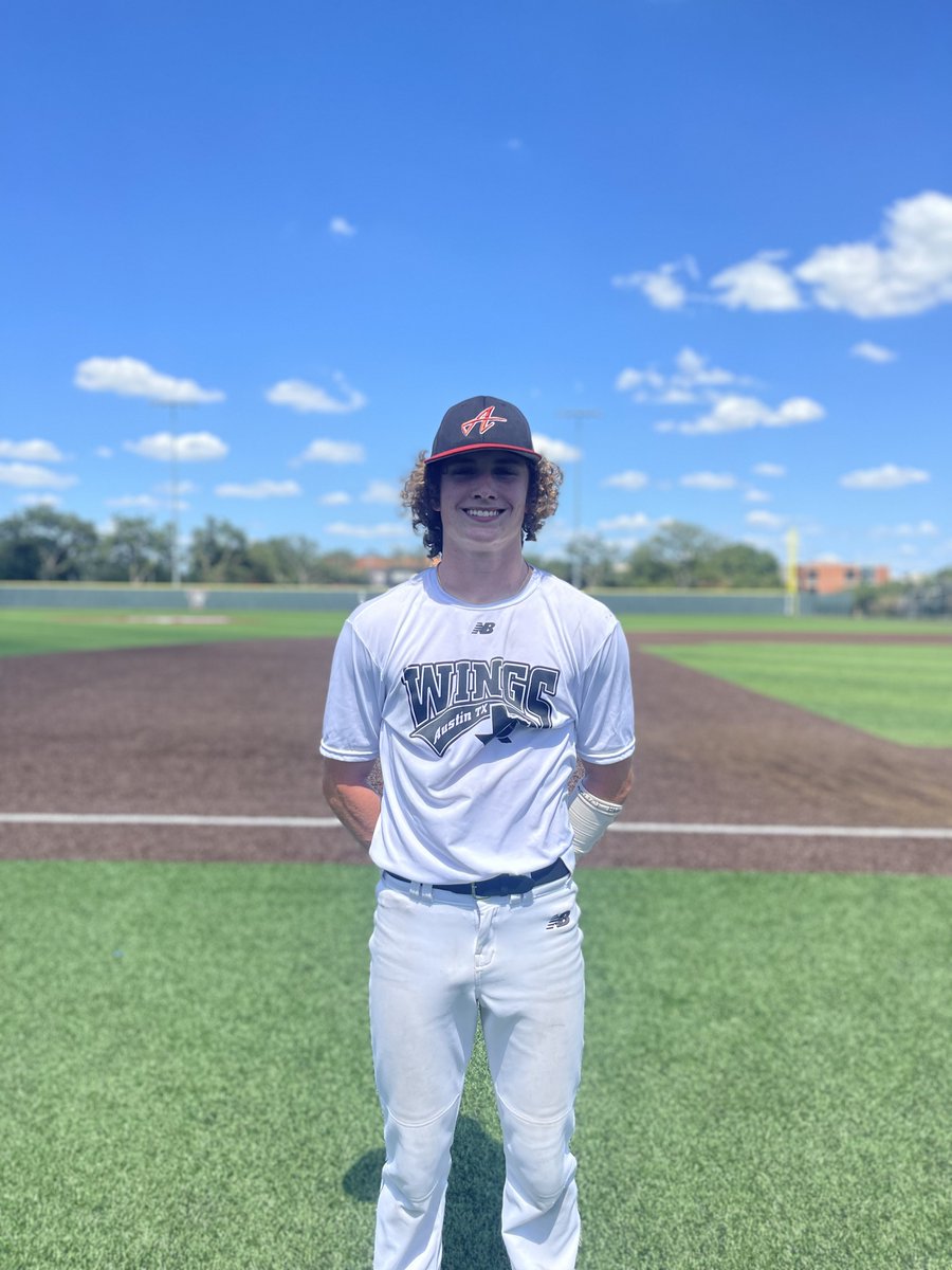 F: <a href="/WingsBaseball/">Wings Baseball</a> National 6, Texas Senators 18U 5
PoG: <a href="/kade_shaw23/">Kade Shaw</a> 1-3, 2 RBI