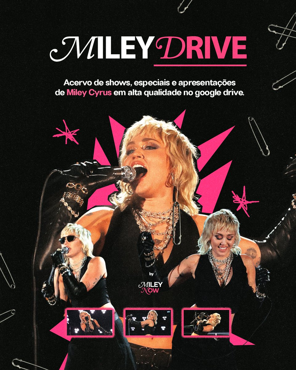 ✨ Acervo de shows, especiais e apresentações de Miley Cyrus em alta qualidade no google drive — a thread: