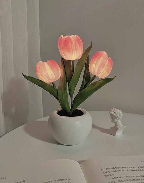 tulip table lamps 🌷