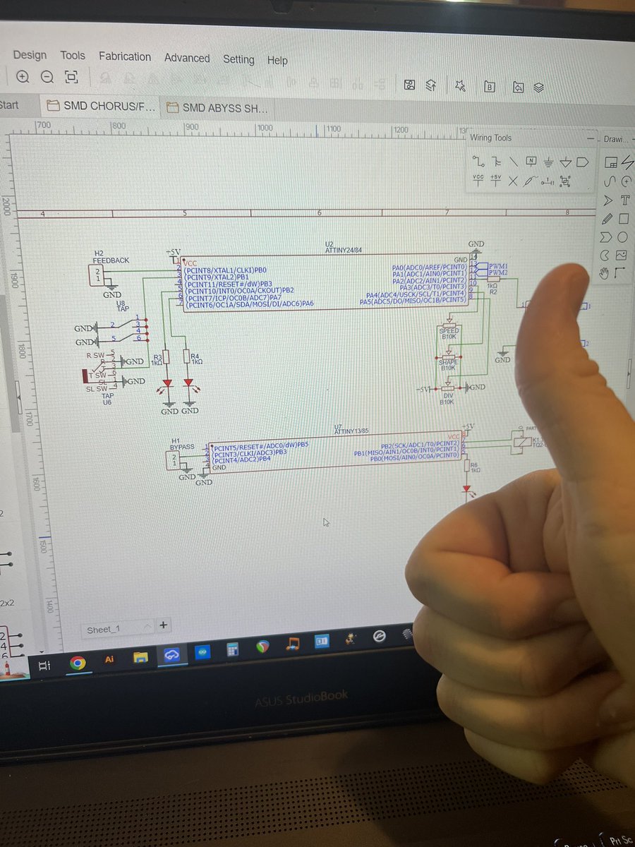 binaryeffects's tweet image. for those of u asking me about a modulation effect, i’m finally cookin 
😤⚡️