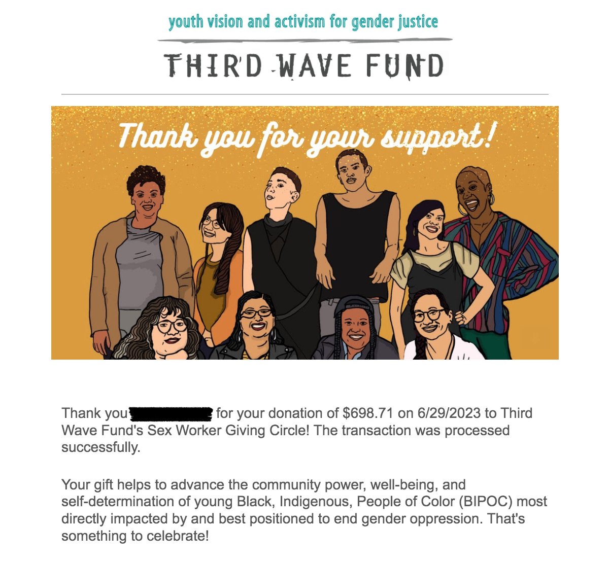 We are proud to announce that we have donated $698.71 to the Third Wave Fund's Sex Worker Giving Circle from our sales 💸

Thank you to everyone who has supported us and purchased Insomniac. Without you, none of this would have been possible 💜
