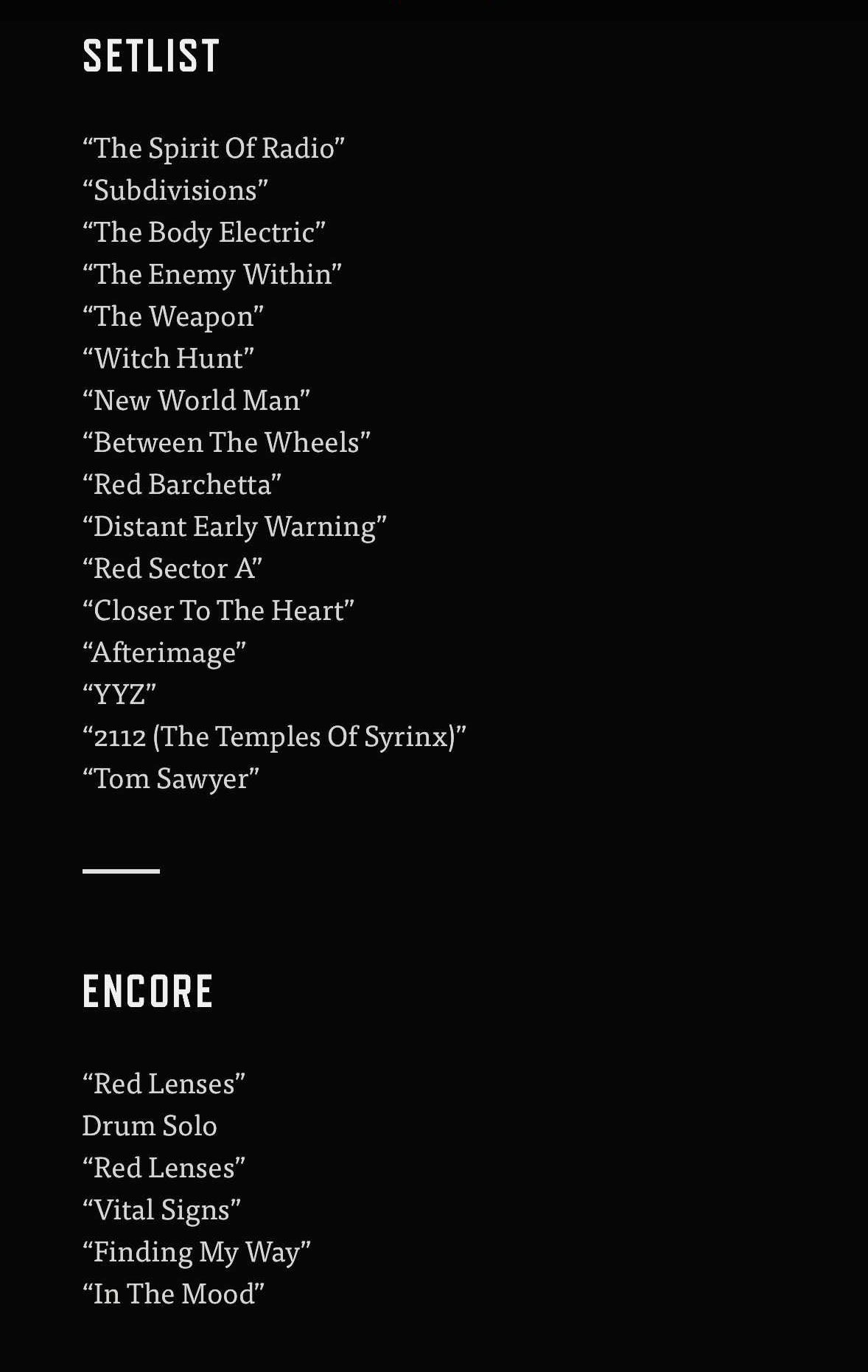 This Day in Rush History on Twitter: 