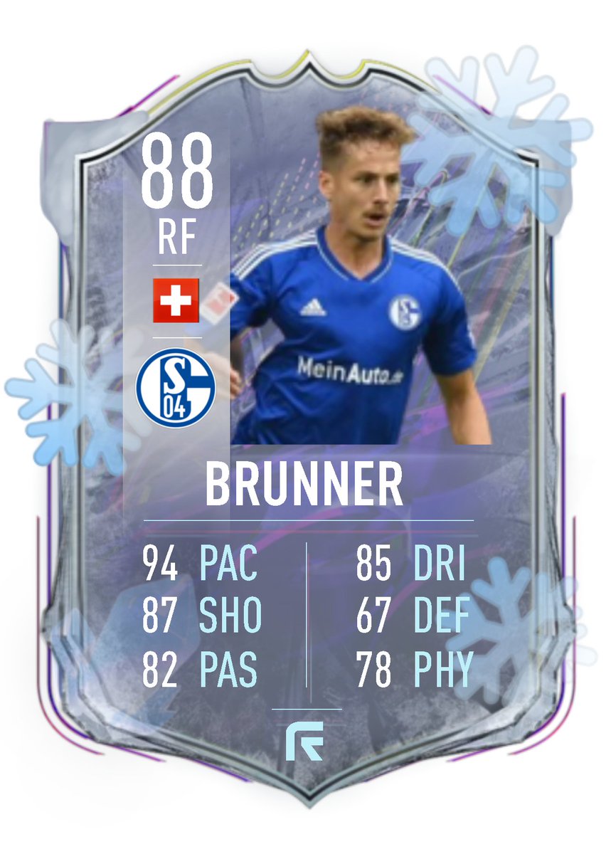 🚨Brunner🇨🇭kommt als "Winter Break" Karte und er kann nun auch auf dem Rechten Flügle Spielen🔥✅ #rammel23 
 
Officel Stats