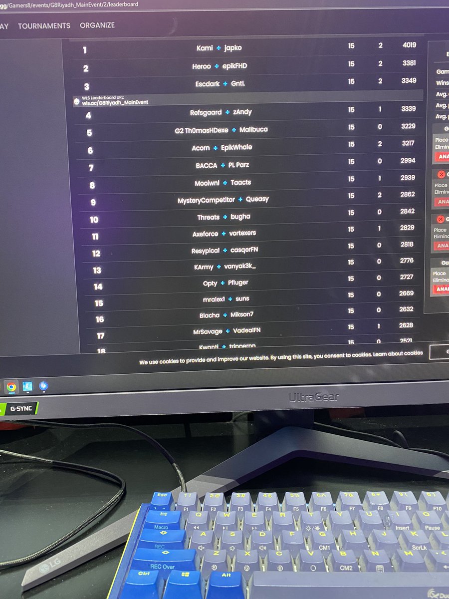 3rd @Gamers8GG finals($200000$)
0 zones last day we go next 🙏🏻🤍