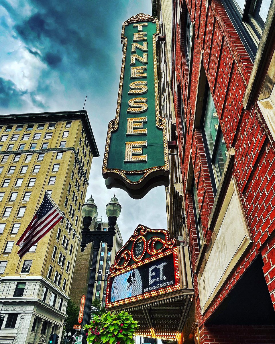 Saw E.T. The Extra Terrestrial at the <a href="/TNTheatre/">Tennessee Theatre</a>. E.T. was the first film I remember seeing in the theater. Also remember sobbing uncontrollably in the parking lot on why *SPOILER* E.T. couldn’t stay with Elliott.