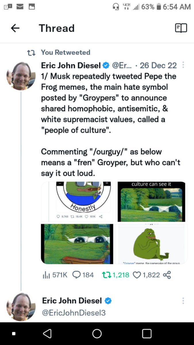 1/ Musk CENSORED- permanently deleted - my main account because I took 400 screenshots of racist tweets Musk boosted with an exclamation point "!" reply, put them in a 144-tweet thread, &amp; tweeted thread link to Tesla bigwigs during Musk's groundbreaking ceremony for Tesla Lithium