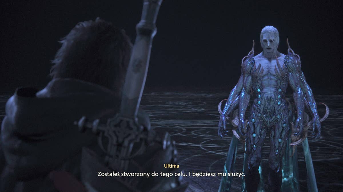 What latent force feeds these flames? I sense...there is more here than mere will. is this logos Have you really... become free? No... I forbid it! you are not god You're just flesh and bones. You are not one of us! I created you All of you. And what's mine I can destroy. 

#FF16