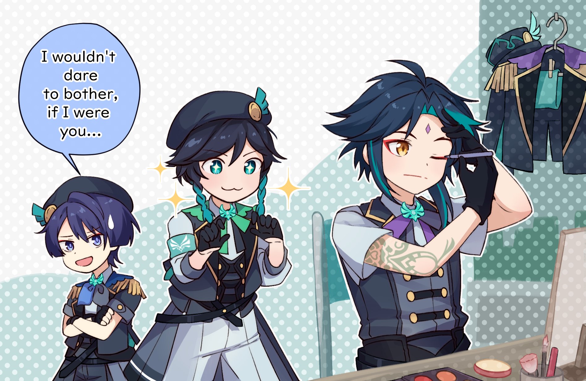 Kyouko🍃🍀Anemo Aether Truther on Twitter "Omake 😂 Whatever happens to