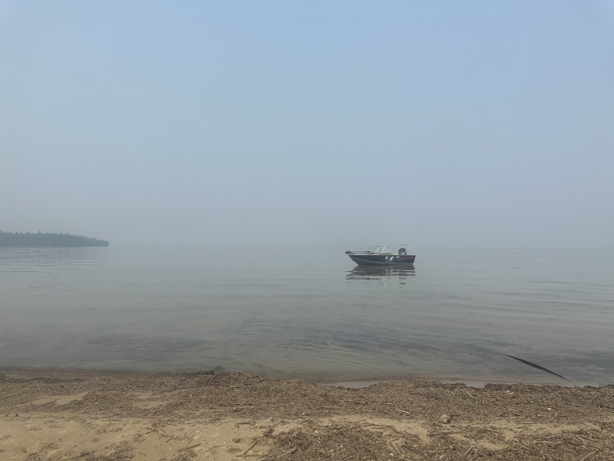 Not much fishing today!