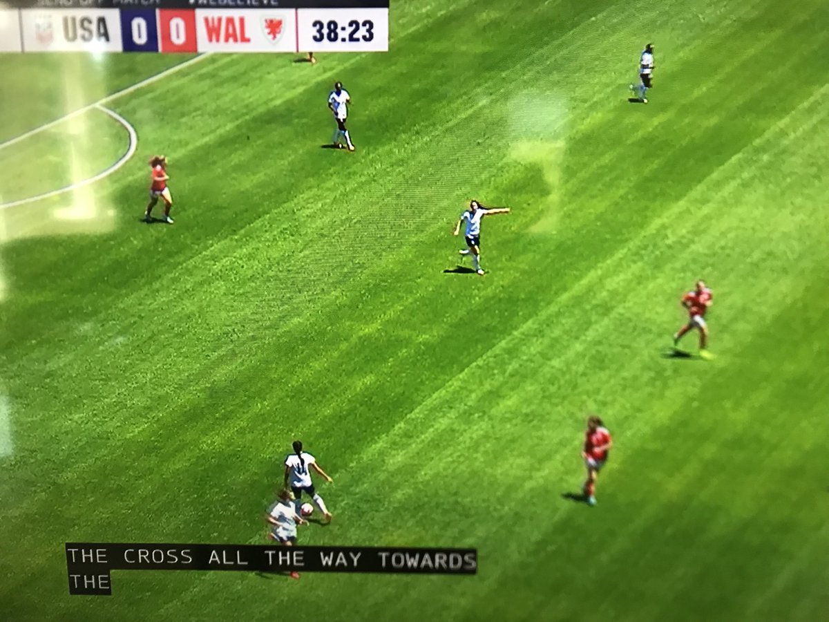 AndrewBuncombe's tweet photo. Darned women’s soccer - am becoming addicted! #usavwales https://t.co/a5uxFx8YzG