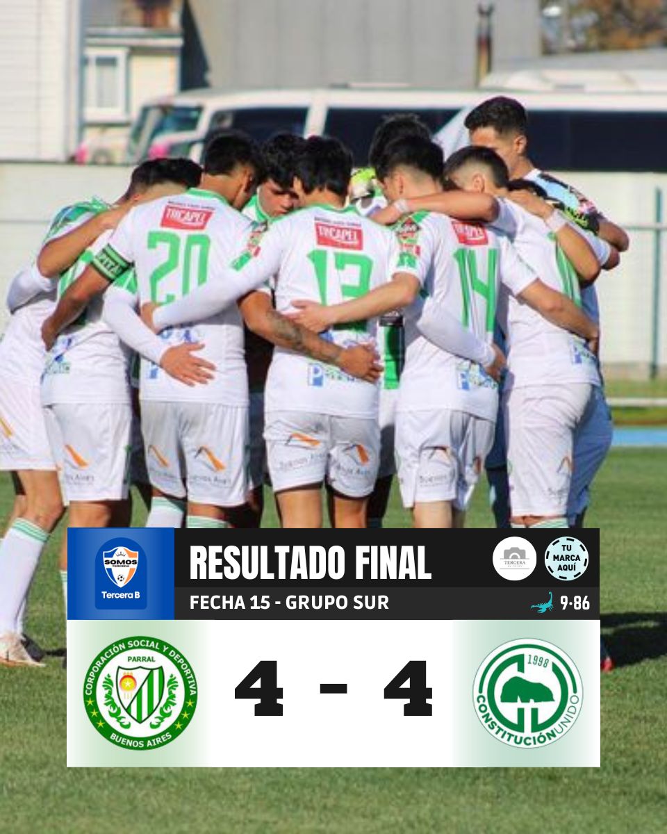 ⭕ ¡TERMINÓ EL PARTIDO!

Fue empate, #BuenosAires 4 a 4 con #ConstitucionUnido por la Fecha 15 del Grupo Sur.

👀 ¿OPINIONES?

.
.
.

————————————————————
#SomosTercera #TerceraA #TerceraB
————————————————————