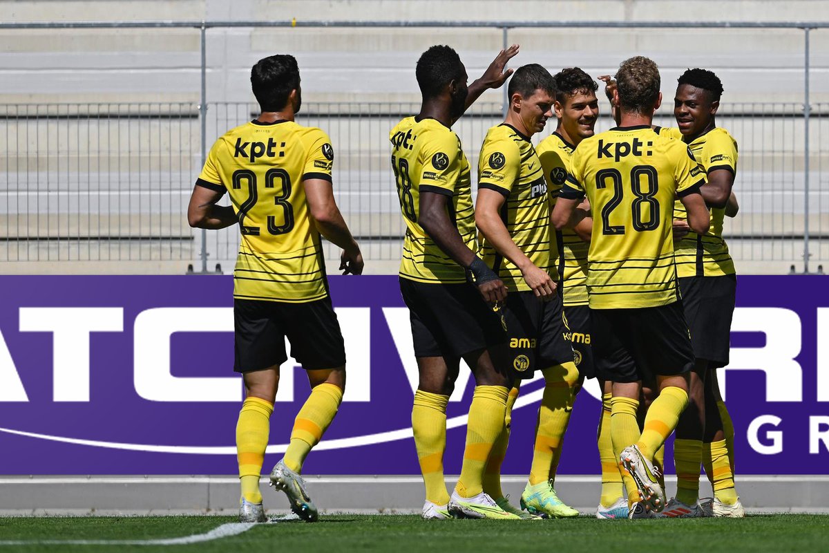 MatchworldGroup's tweet photo. Saturday 08 July, Young Boys won 4-2 against Hertha Berlin in the first match of the Alps Cup 2023.
The next match of the swiss champions will be against FC Dynamo Kiev, Wednesday 12 July starting with 19h00 on Tissot Arena, Biel-Bienne.
for more infos: https://t.co/9s73dppYHn https://t.co/HRvrud9dma