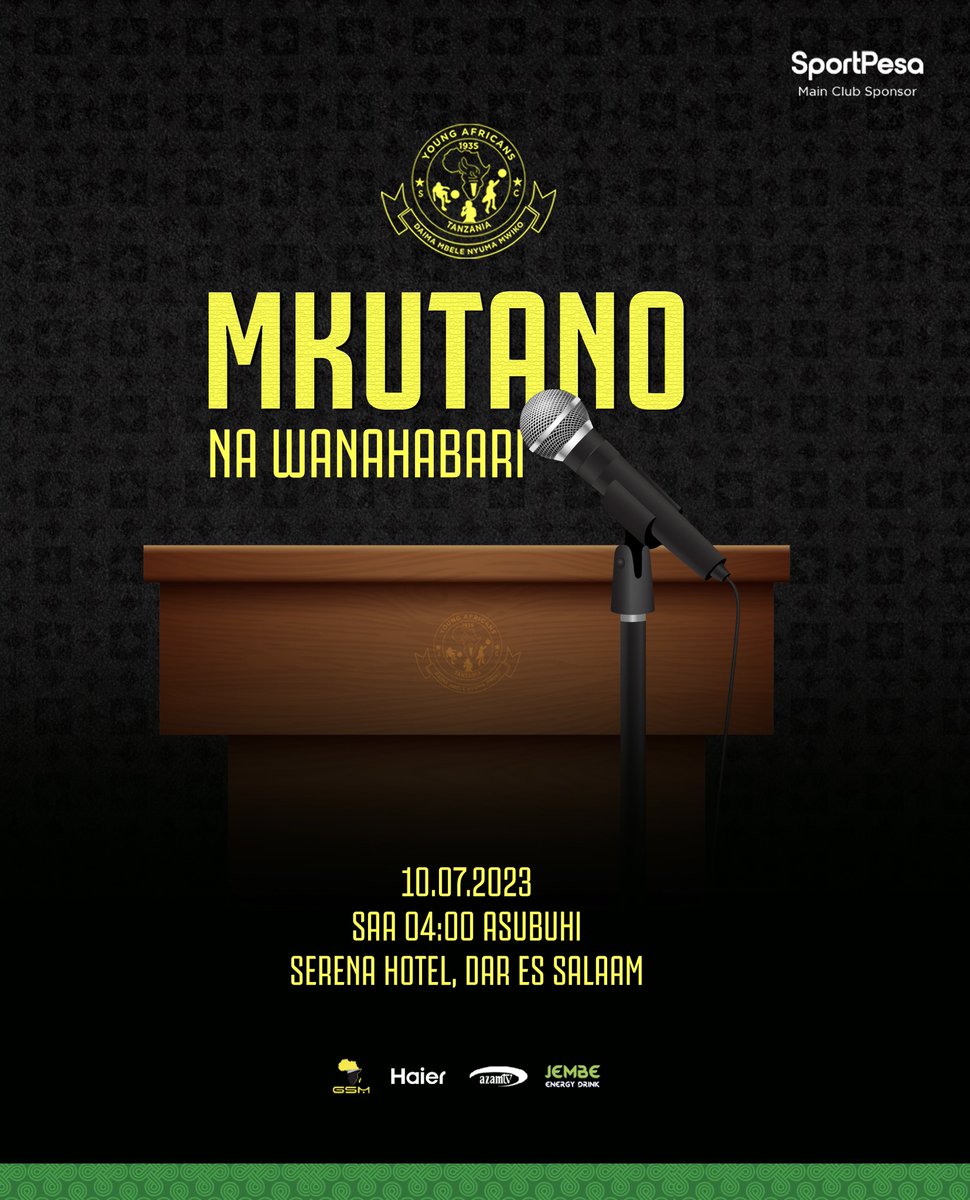 Mkutano na Wanahabari 

#TimuYaWananchi 
#DaimaMbeleNyumaMwiko