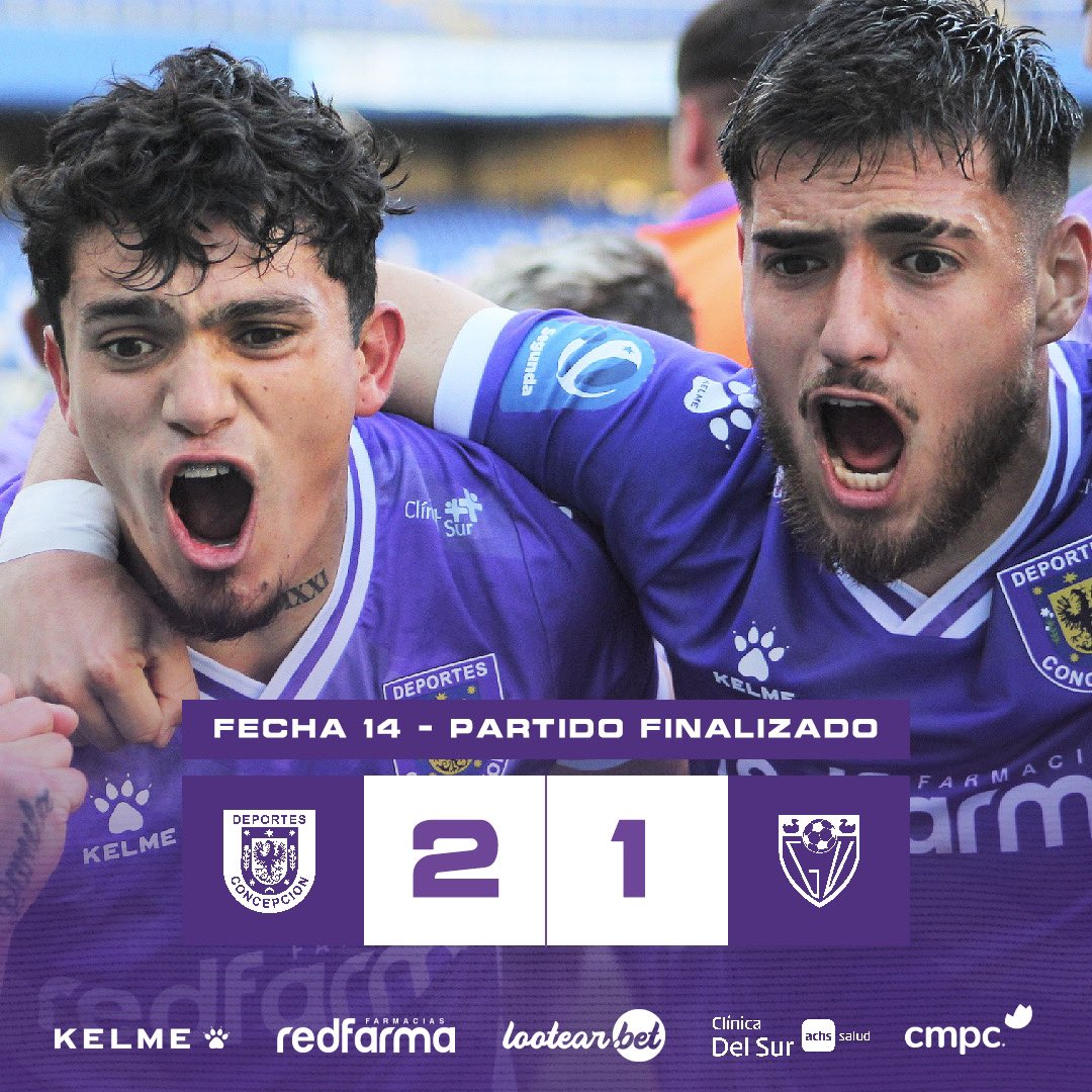 ¡PRIMERA FINAL GANADA! 💪🏽 ¡Vamos por el siguiente objetivo, familia! 💜🤍

#DeportesConcepción