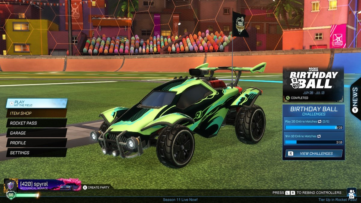 R1_217's tweet photo. #NintendoSwitch #RocketLeague #RLCS 
RLCS Spring Major 2023 Car https://t.co/eP8KMqDpXA