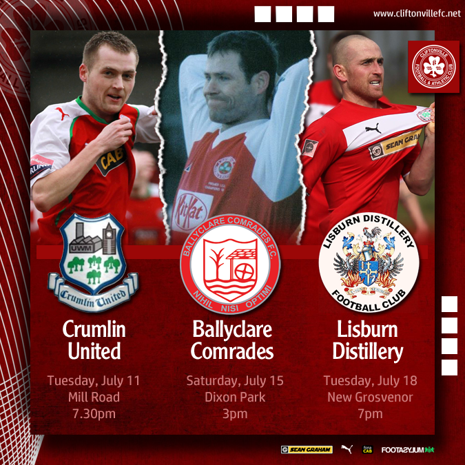 Cliftonville FC on Twitter "🗺 Preseason continues with 3️⃣