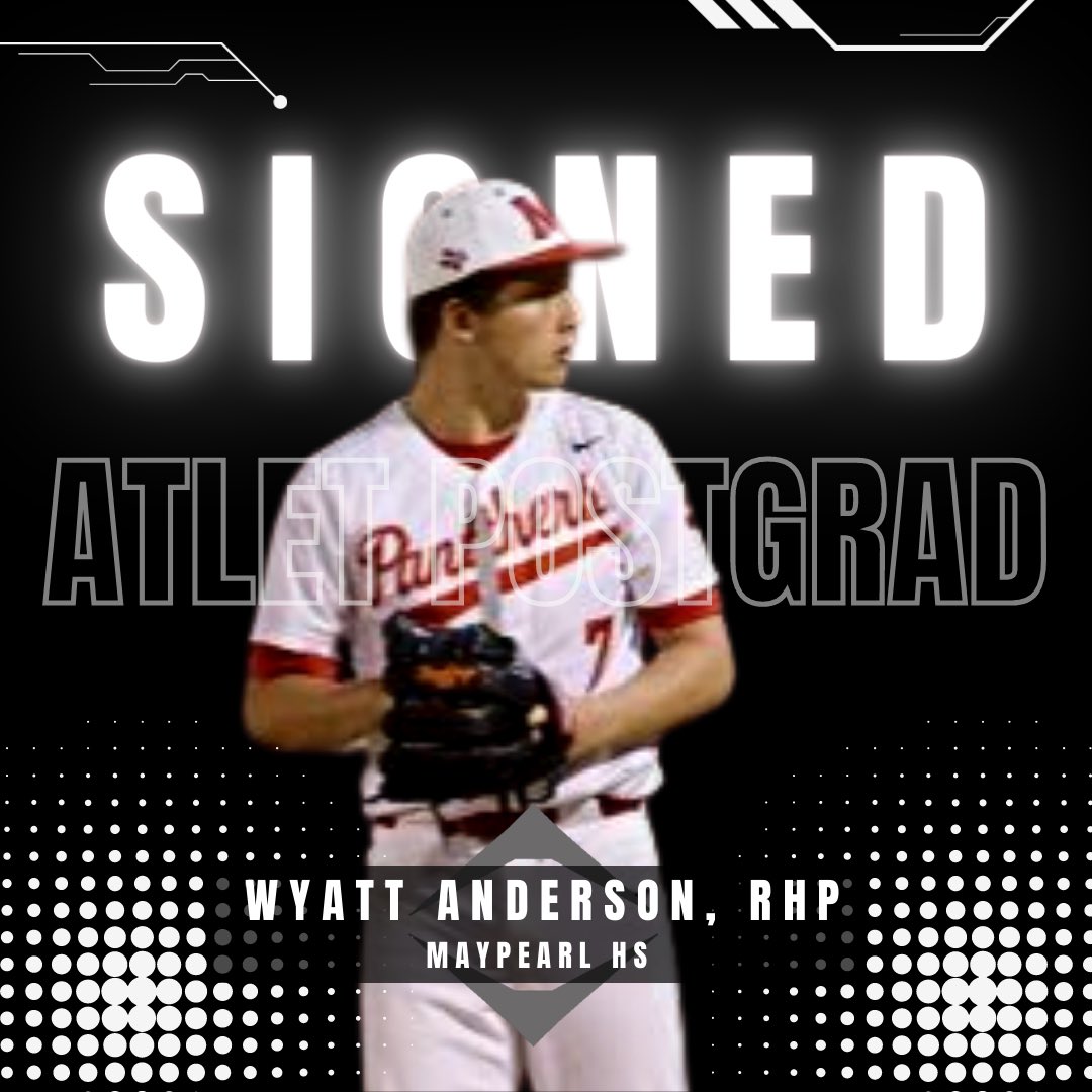 atletpostgrad's tweet image. Congratulations and Welcome @Wy3tt_A to the Post Grad Pitching 2023-2024 Signing Class!
#atlettrained #postgrad #postgradpitching #collegebaseball