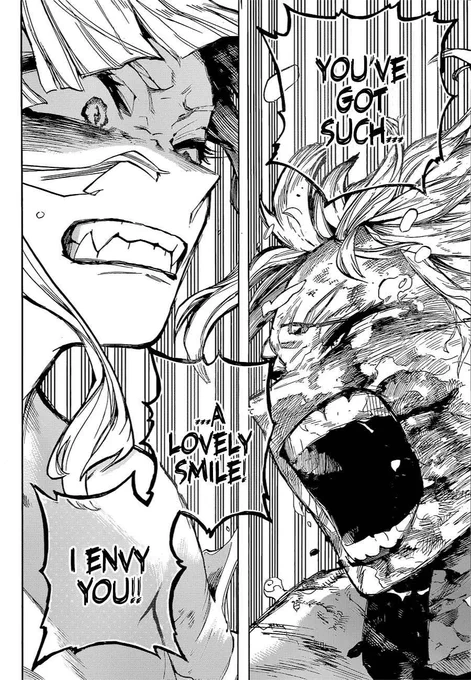 Ok but both Uraraka and Bakugo wanting to see their loved ones smile….   Knowing their smile is a big part of who they are. Making them remember what they're fighting for. The parallels with these 4 omg….