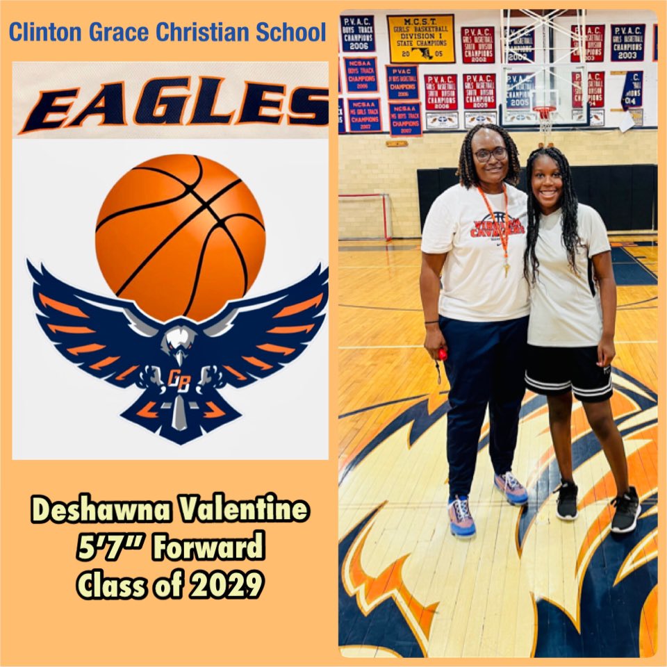Deshawna Valentine, welcome to the Eagles’ Nest‼️CGCS Girls’ Basketball — building a solid foundation and making dreams come true‼️💯🏀💯 #WeGotNext <a href="/Catwoman910/">Cathy Grimes-Miller</a>