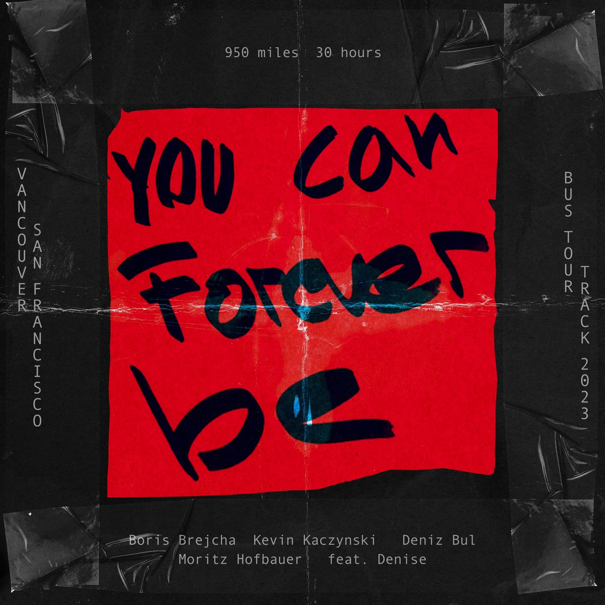 Surprise!! Today our track “you can forever be” is OUT NOW! We created the track during our bus trip in the U.S. 
Enjoy! 
By <a href="/borisbrejcha/">mauricio gamboa</a> , Kevin Kaczinsky , <a href="/moritz_hofbauer/">Moritz Hofbauer</a> &amp; denise 
.
.

fanlink.to/you-can-foreve…
.
.
.
.
.
 #theworldneedsmoretechno #techno #fckngserious