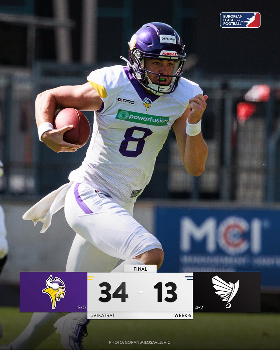 Austria stays purple as the Vikings beat the Raiders in the all Austrian Derby 🇦🇹💜 

📺 #VIKatRAI re-live via our Gamepass. Link in Bio. 📲