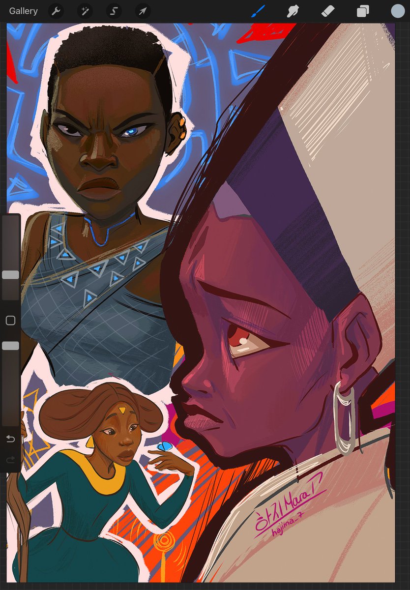 some sketches of #KizaziMoto girls i maybe kinda sorta fell in love with

pls pls pls go watch it, it's amazing , i promise! 💜💜💜