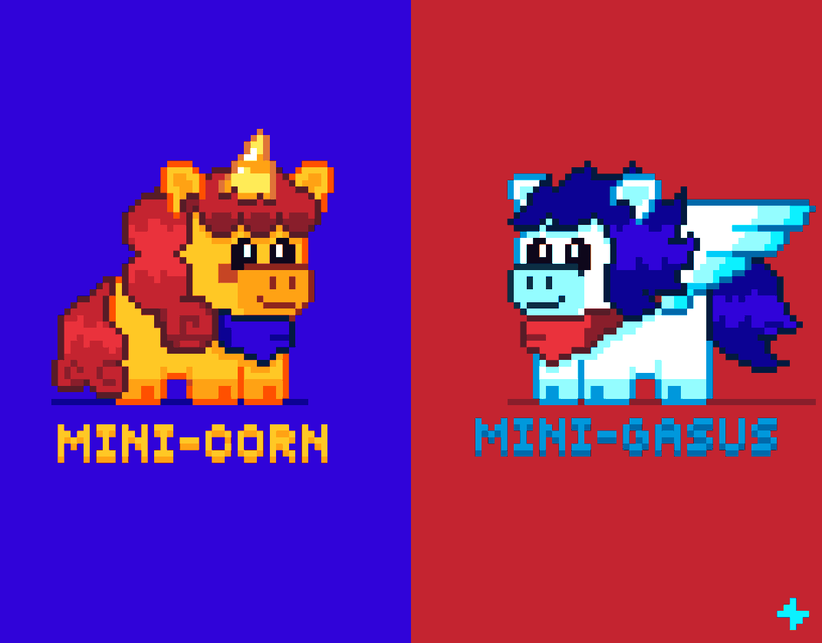 The_thunder8282's tweet photo. #pixelart #unicorn #pegasus #draw  mini mitological-horses view in pixilar: https://t.co/0f8aa0pFW7 https://t.co/HQEufSNxqi