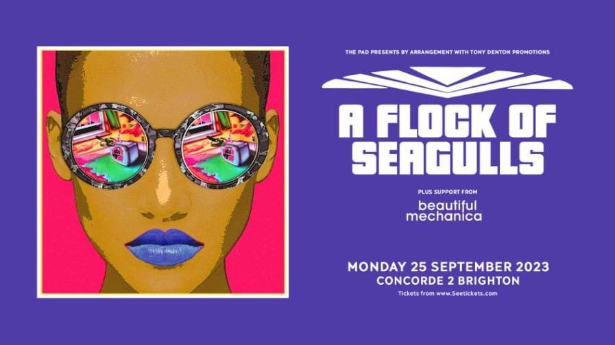 The stage awaits…we’re back LIVE for the first time in almost four years supporting the legendary A Flock Of Seagulls Sept 25/26th at Brighton Concorde 2 and Guildford Boileroom - ticket links at beautifulmechanica.com