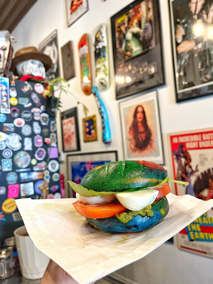 joesmokes79's tweet photo. Todays the day. Swing by and grab a Caprese Sandwich or a Smoked Salmon Sandwich. We are open till 6pm today. #coffeefestival #sanantoniocoffeefestival #sanantoniocoffee #punkcoffee #punkcoffeeshop
#coffeetime #coffeegeek #coffeefest #coffeeshopvibes #visitsanantonio https://t.co/W22PGy0bAX