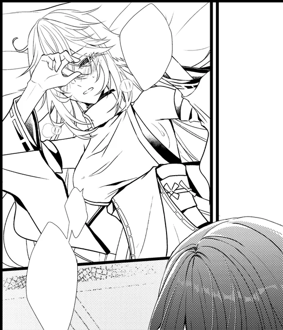 こういうポーズ多いから、神子は目とか口とか手で隠して欲しい欲が強い(^o^) 