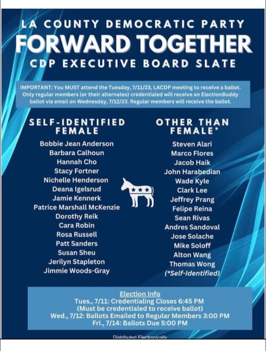 Many progressives listed here. One that I will vouch for is @wadekyle32 (full disclosure - he is my son) and many others @cararobin @InfinityJIm @digelsrud @BOBBIEJA #LACDP #strongpublicschools Please vote on Tues 7/11