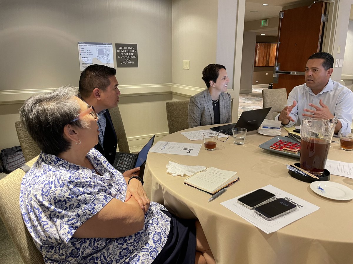 Thank you <a href="/ACSA_info/">ACSA</a> <a href="/CALSAfamilia/">CALSA</a> @CAAPLE1 <a href="/theCAAASA/">CAAASA</a> for furthering our equity agenda and goals this weekend! Honored to be working with and supporting you.