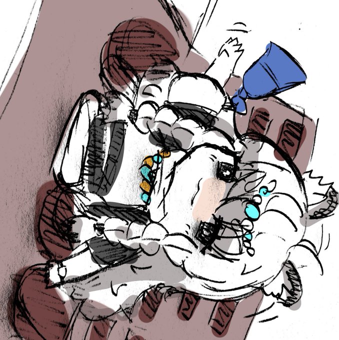 排水溝にはまったカランドの巫女さま 