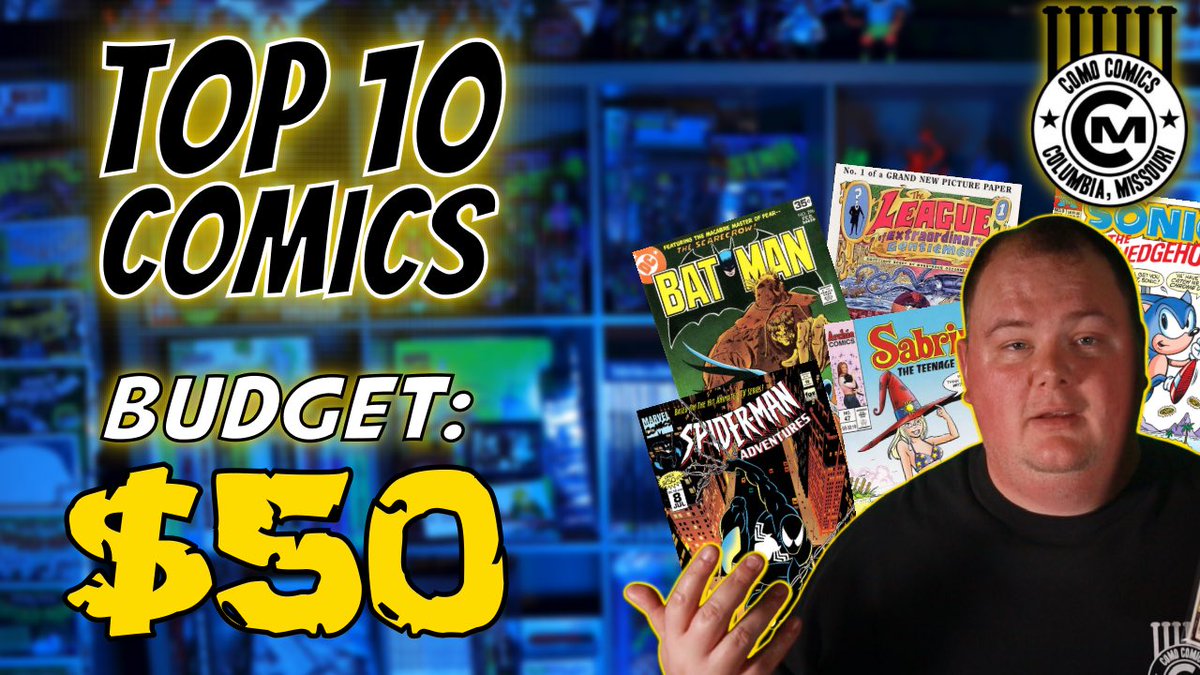 CoMoComicBooks's tweet photo. New video is up on the YouTube channel! 

Top 10 Comics On A $50 Budget - Summer 2023
https://t.co/gsu9bs4cz3

#comics #comicbooks #comiccollecting #comocomicbooks https://t.co/PofPz9duLC