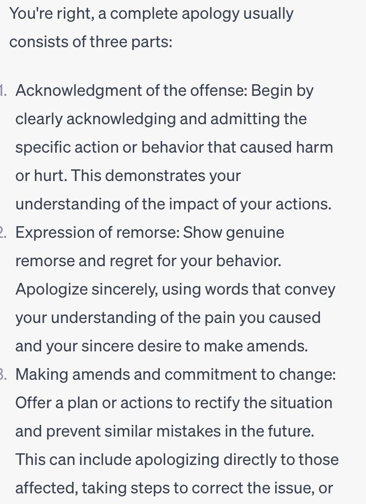 Goto_paulcastle's tweet image. Apologies usually come with two steps. Why do most people not do the important step three. 
#APOLOGISE #KindnessMatters #relationship #SundayMotivation