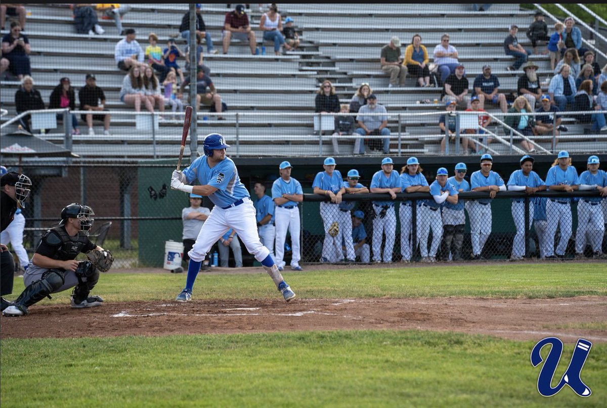Ubluesox's tweet photo. The walk-off king! 👑 @wshannon21 

Come out to our next home game, Monday. It's a doubleheader, the first game will start at 5:15. Make sure to get your tickets at https://t.co/TO5znFnzi2 

Game Day picture available here: https://t.co/I4DjhDkLor  

#TrueToTheU #mlb #walkoffcity https://t.co/ueLMnAVOgu