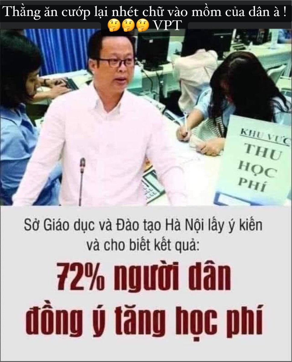 VietPhiTrung's tweet photo. Thằng ăn cướp lại nhét chữ vào mồm của dân à !
🤔🤔🤔 VPT https://t.co/oSEyVpGCo3