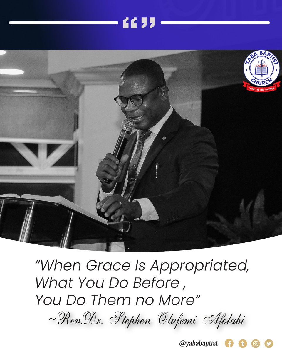 yababaptist's tweet photo. GRACE!
A great gift to us,
Granting us redemption and Favour.
This grace is available for us all.
Excerpts from Today's sermon.
#21DaysOfPrayerAndFasting #LayingItAllDown #TrustingInHim
#Yababaptist #Greaterexploits
#ChristIstheAnswer #ybc https://t.co/M8ENtTmXLW