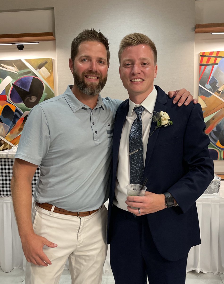 Congratulations to #MWGT legend <a href="/Im_A_Haller/">Christian Hall</a> !  It was an honor to help celebrate your marriage to Caitlin last evening. Cheers to the Hall’s!