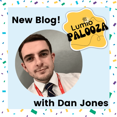 LumioSocial's tweet photo. Get the inside scoop into one of our ambassador led PD sessions at #LumioPalooza in this new guest blog post with @DanJones1997. Dive into Dan's edtech journey and find out what to expect at his session on student-paced mode in Lumio, at the link below!

https://t.co/CudN36O3xO https://t.co/8UxfXJJ5JS