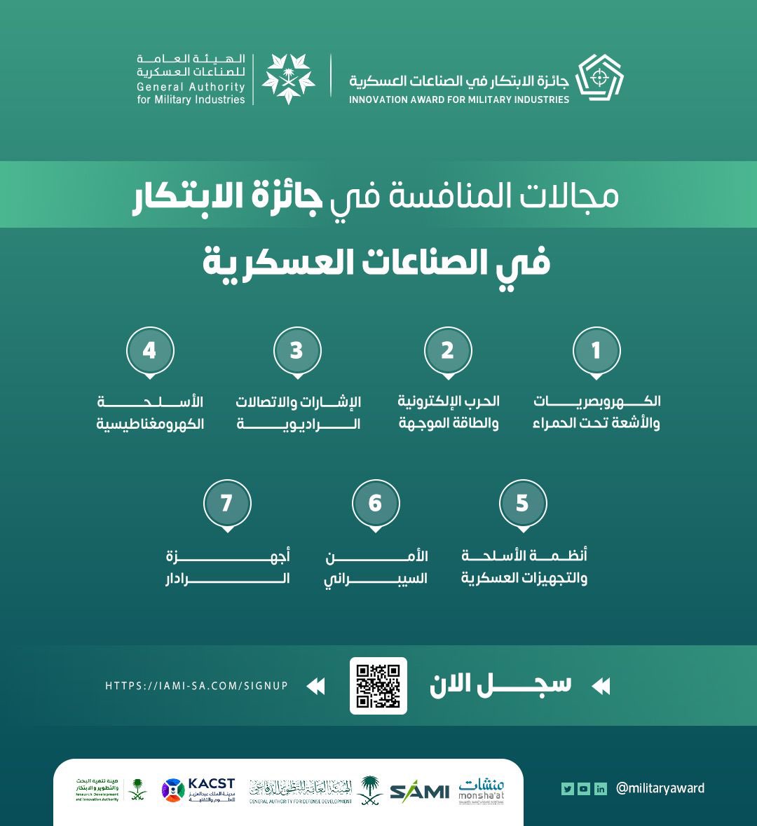 جائزة الابتكار في الصناعات العسكرية tweet media