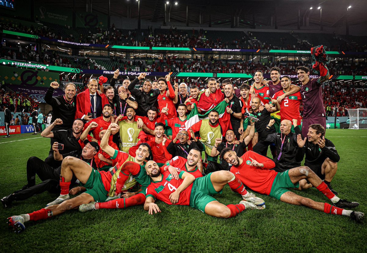 lnstantFoot's tweet photo. La saison 2022/2023 restera comme inoubliable pour le Maroc 🇲🇦 :

■ Premier pays africain de l’histoire à atteindre les demi-finales de la Coupe du monde. 🌍
■ Premier au classement FIFA en zone Afrique et 13eme mondial. 📊
■ Battre la Belgique, l’Espagne (TAB) et le Portugal en Coupe du monde. 🇧🇪🇪🇸🇵🇹
■ Battre le Brésil 2-1 en amical. 🇧🇷
■ Finaliste en CAN U17 et qualifié en Coupe du monde U17. 🥈
■ Vainqueur de la CAN U23 et qualifié aux Jeux Olympiques de Paris 2024. 🏆