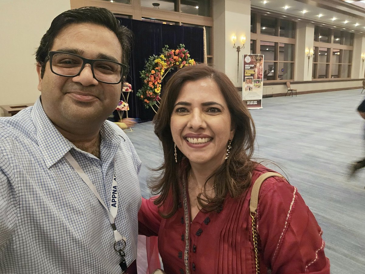 AhmadRehanKhan's tweet photo. With incredibly hard working, dedicated and dynamic Dr @arain_fauzia..... Finally met this Rockstar of @papana_org at @APPNA summer convention...
#appna #MedTwitter #PAPANA #psychtwitter #residency #ecfmg #nrmp #InsidetheMatch #unmatchedMD #USMLE #ecfmg #medicine https://t.co/hHZ6J0mhPd