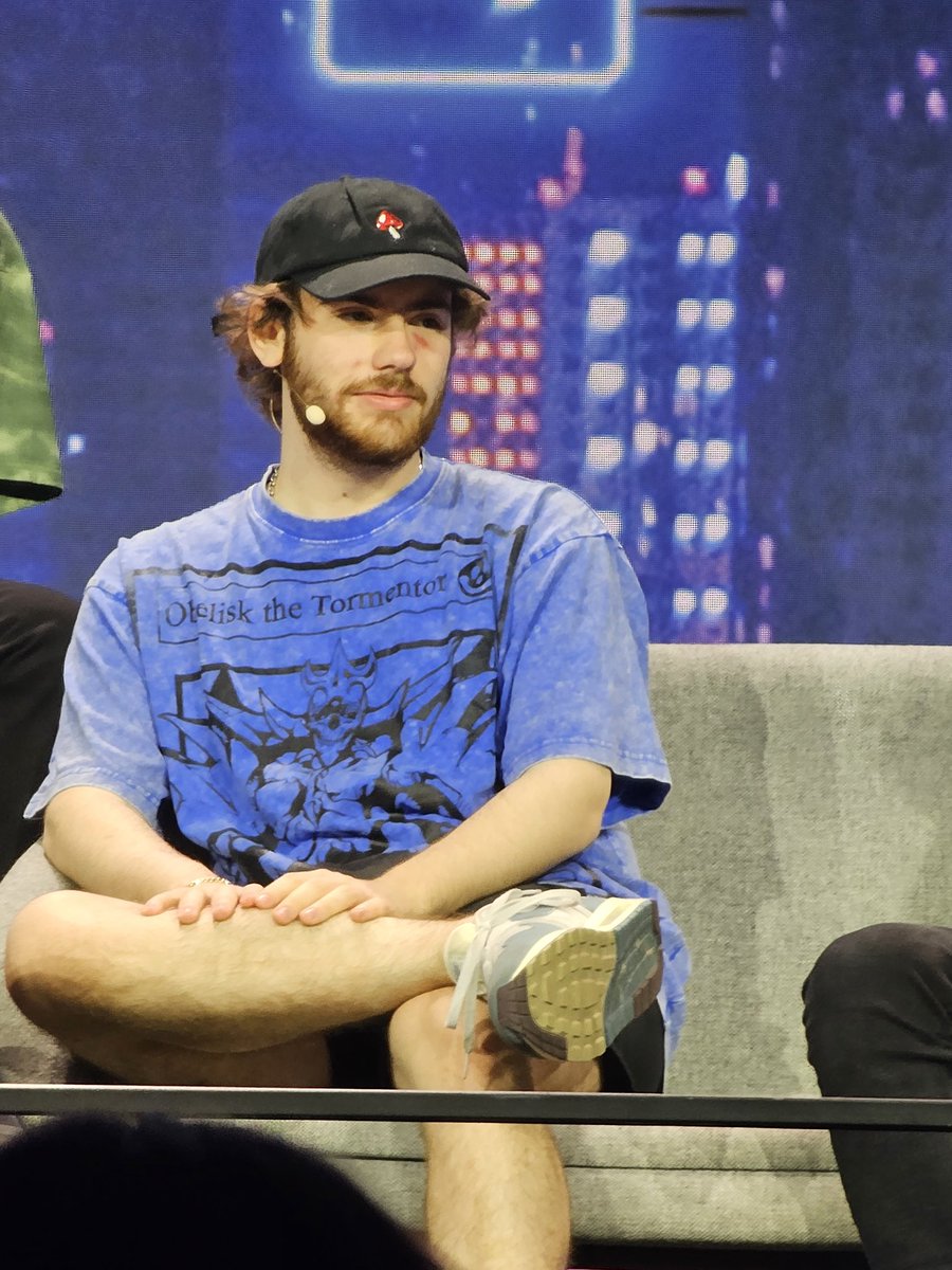 Tamii3i's tweet photo. pictures i took of sapnap at the banter panel🫶 https://t.co/yyXi55j0o7