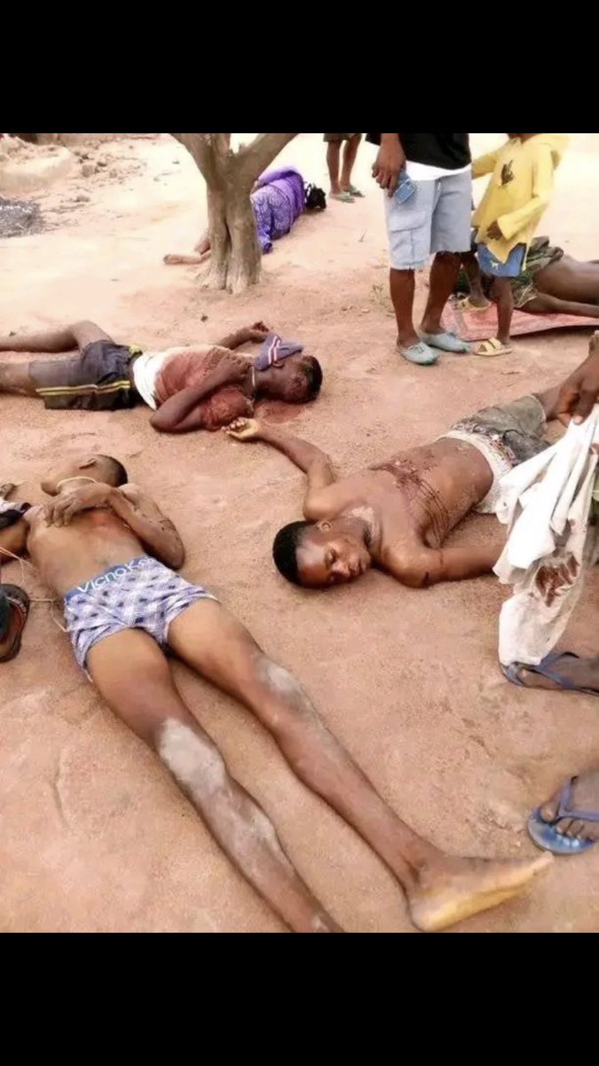 Unclechike1's tweet photo. Fulani Terrorist Herdsmen massacre over 20 youths in Benue Community. 

@NGRPresident and their Propaganda machineries and online #Rascals are more concerned with Mmesoma’s Jamb results. 

There’s something fundamentally wrong with the Psyche of the Nigerian Society. https://t.co/RSOMnSsKmT