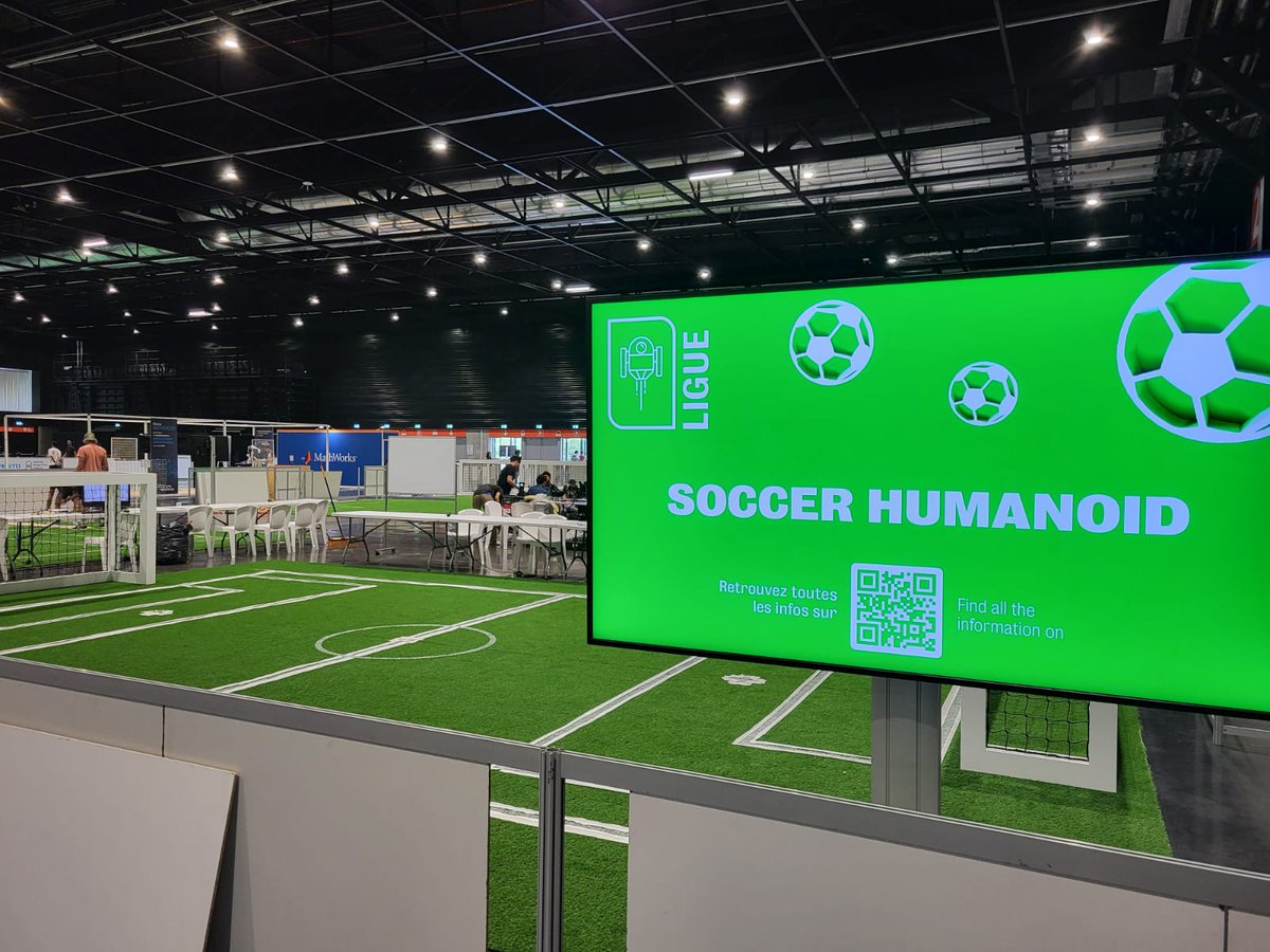 #𝗥𝗼𝗯𝗼𝗖𝘂𝗽𝟮𝟬𝟮𝟯 : 🏆 𝗥𝗵𝗼𝗯𝗮𝗻 - 𝗖𝗵𝗮𝗺𝗽𝗶𝗼𝗻 𝗱𝘂 𝗺𝗼𝗻𝗱𝗲
L'équipe bordelaise <a href="/RhobanRobots/">Rhoban</a> vient de récupérer aujourd'hui son titre de champion du monde en remportant pour la 5ᵉ fois la coupe du monde de foot des robots Kid Size Humanoïd à la <a href="/RoboCup2023/">RoboCup2023 Bordeaux</a> !