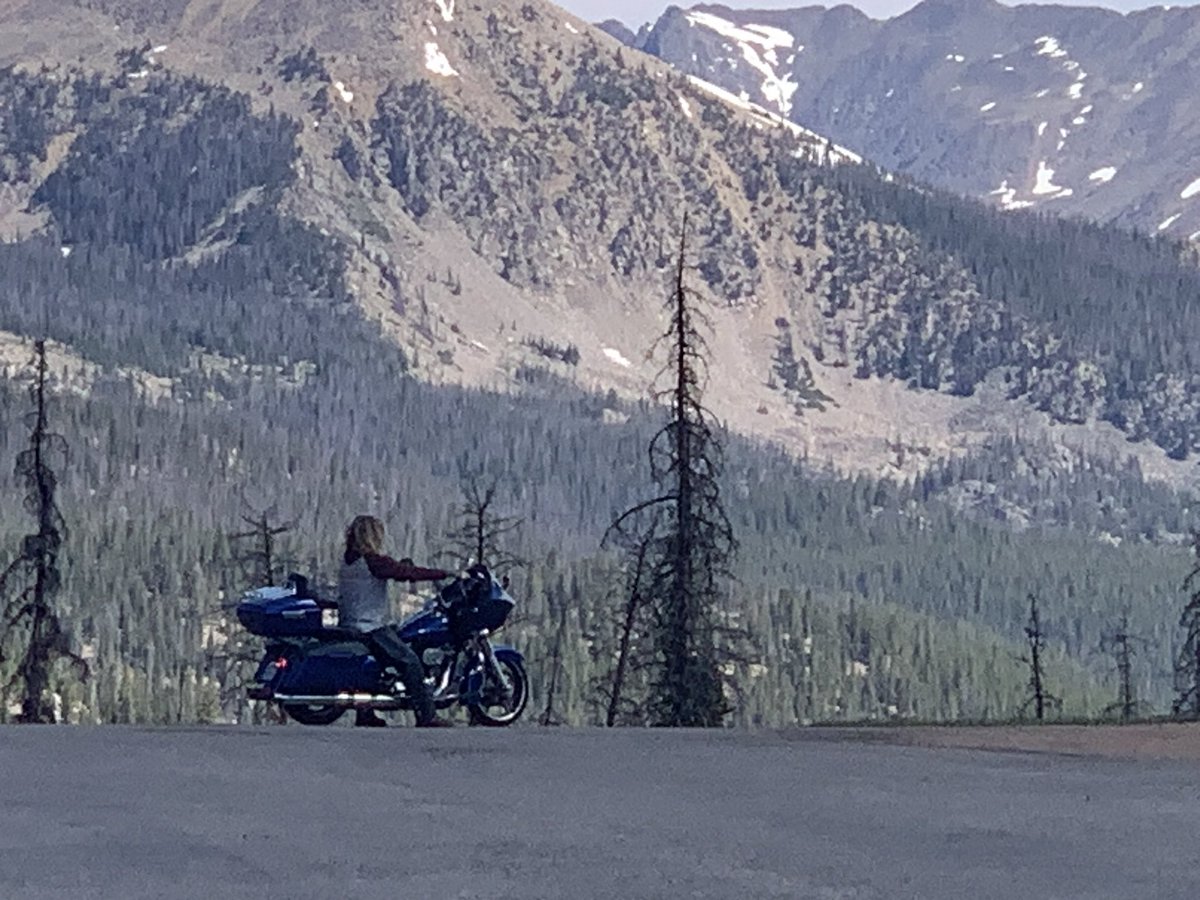 MattsWildWorld's tweet photo. @Asylum_SNOWMAN
We got to spend Independence Day riding up to the continental divide. #monarchpass
#roadglidespecial
#windtherapy2023 https://t.co/dSLO23d39h