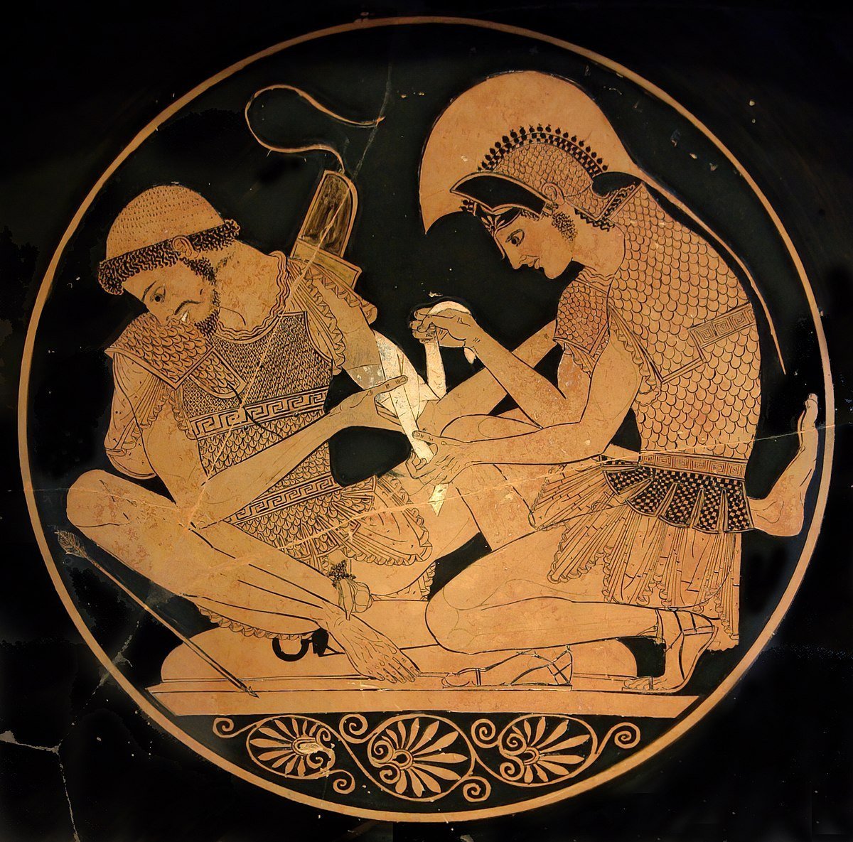 Levihan after Achilles and Patroclus Greek vase 🏺

#進撃の巨人 #Levihan #AttackonTitan #myart #greekvase #greekmythology #achilles #patroclus #iliad